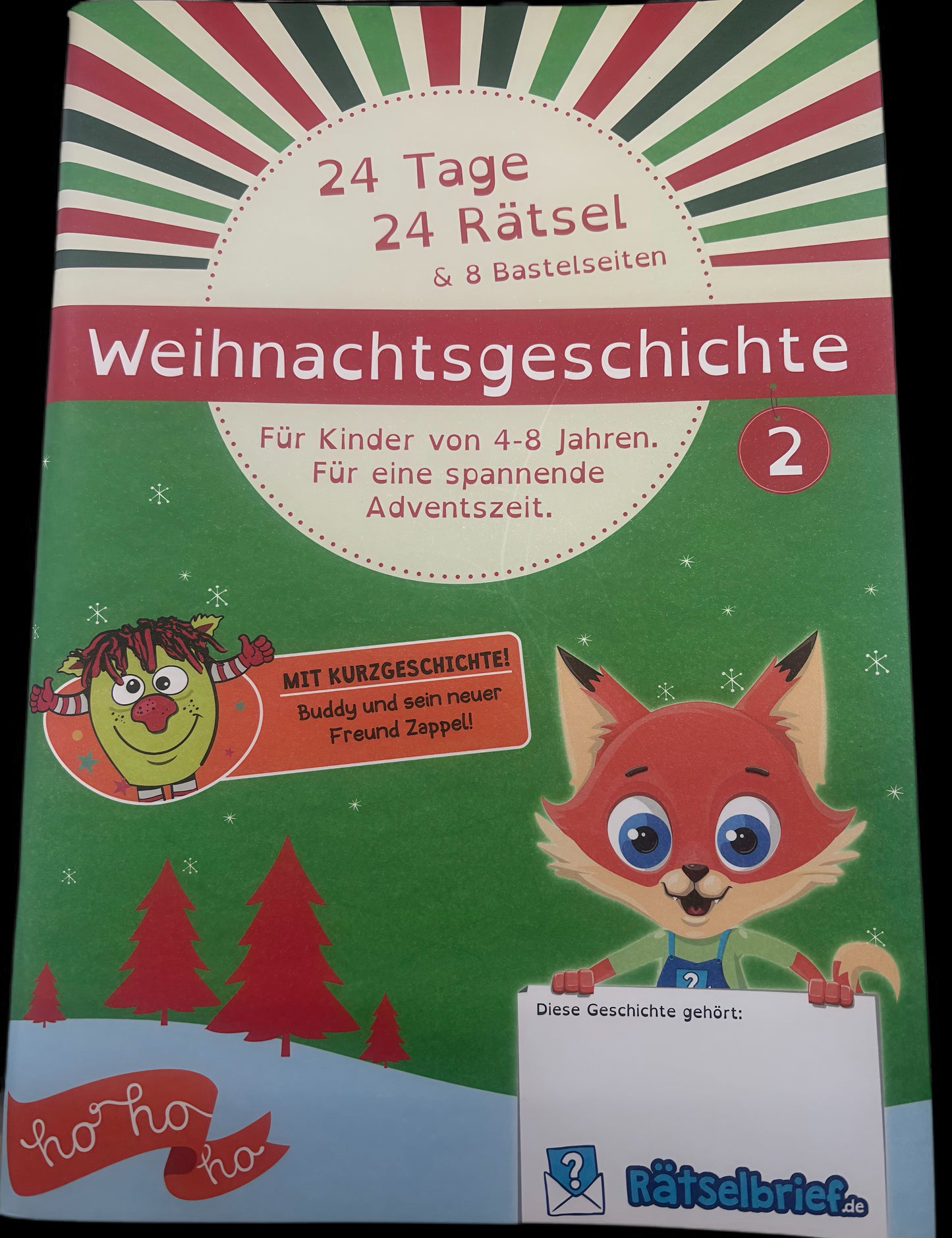 Weihnachtsgeschichte / Rätsel- und Bastelspaß