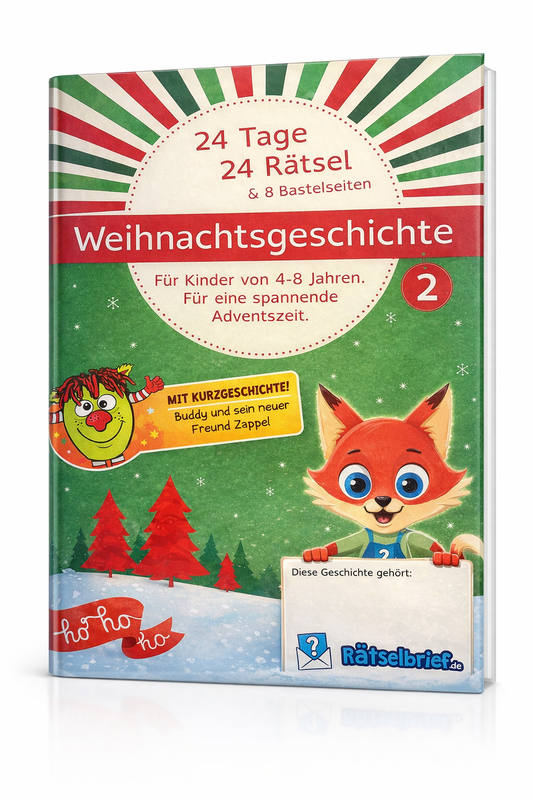 Weihnachtsgeschichte / Rätsel- und Bastelspaß